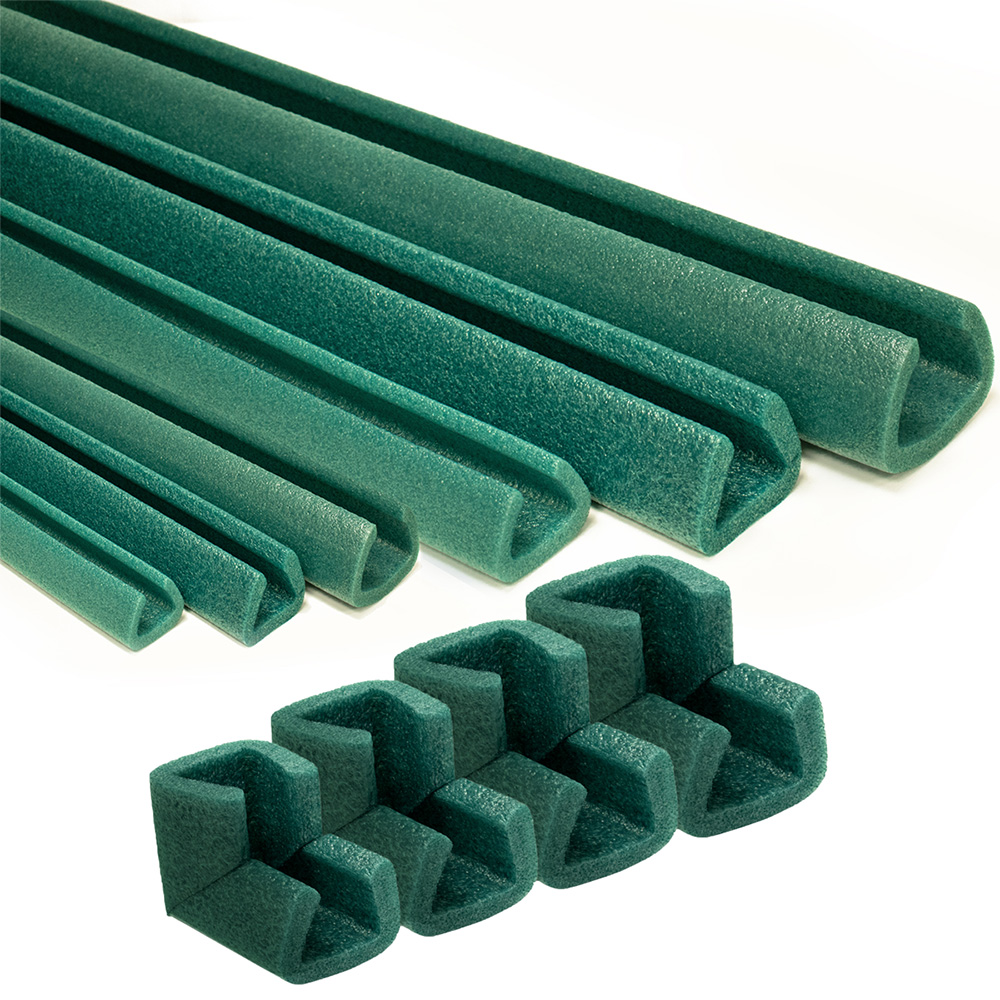 JIFFY OCEAN GREEN - FOAM EDGE GUARDS STRIPS & CORNER PROTECTORS *ECO-FRIENDLY*